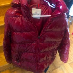 practically new montcler jacket wore it once